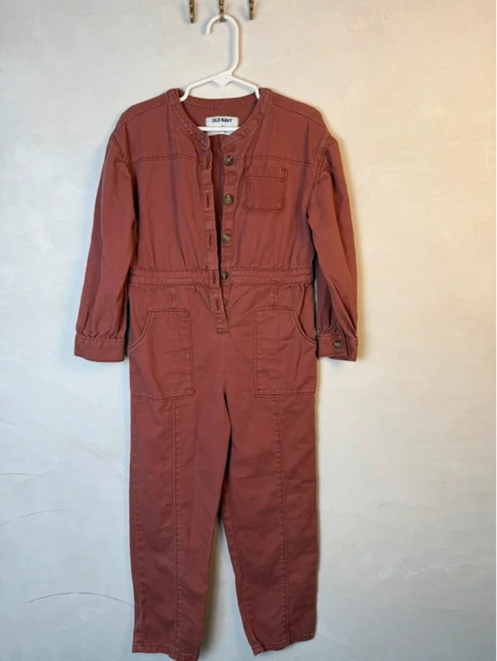 Maroon girls coverall one piece size 6T